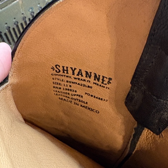 Black Leather Cowgirl Boots - Picture 5 of 5